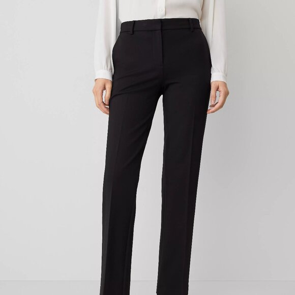 LOFT Pants - Ann Taylor / Loft Curvy Fit Black Slacks